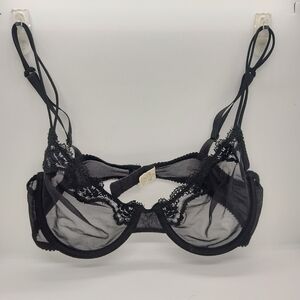 Calvin Klein sheer black bra 32C